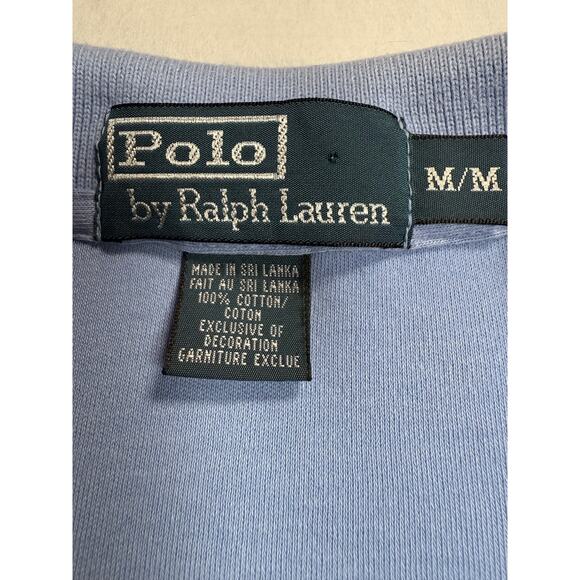 Polo by Ralph Lauren Polo Light Blue Mens Size MED 100% Cotton - Picture 7 of 11